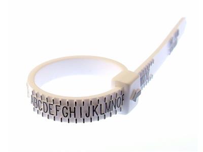 Anillero De Plástico Ajustable, Tallas Inglesas, Paquete De 10