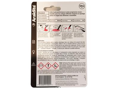 Araldite Standard Ultra Strong, 15 ml, Paquete De 2 Tubos - Imagen Estandar - 5