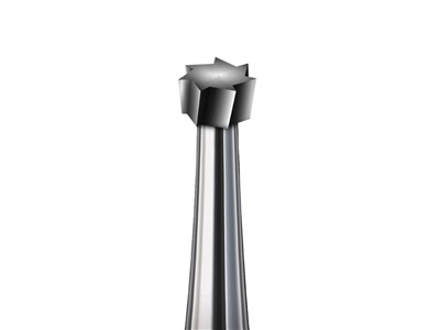 Fresa De Carburo De Cono Invertido 2k Au, 1.60 MM De Diámetro, Por Caja De 6, Busch - Imagen Estandar - 2
