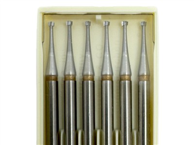 Fresa De Carburo De Cono Invertido 2k Au, 1.60 MM De Diámetro, Por Caja De 6, Busch - Imagen Estandar - 4