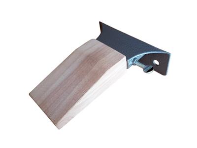 Soporte De Pasador De Acero Con Pasador De Madera, Durston