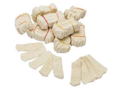 Guantes De Dedo De Algodón Elástico, Paquete De 100 - Imagen Estandar - 2
