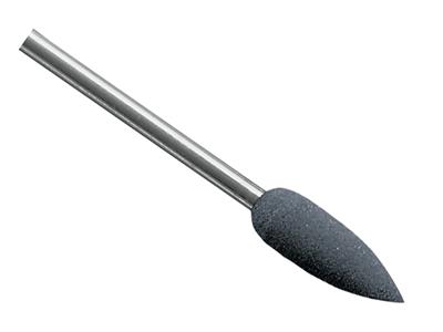 Muela Abrasiva De Caucho En Forma De Llama, Gris, Grano Grueso, 5,5 X 16 mm, N.º 4613, Eve - Imagen Estandar - 1