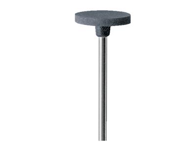 Fresa De Caucho Con Soporte Redondo, Gris, Grano Grueso, 14,5 X 2 mm, N.º 4615, Eve - Imagen Estandar - 2