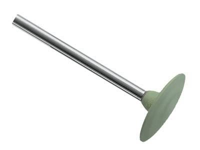 Muelita De Caucho Montada En Lente,verde, Grano Fino, 14,5 X 2,5 mm, N.º 4808, Eve - Imagen Estandar - 1
