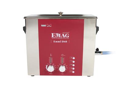 Ultrasonidos Con Calentamiento Y Drenaje, Cesta Y Tapa, Capacidad 6 Litros, Emag Emmi-d60 - Imagen Estandar - 2