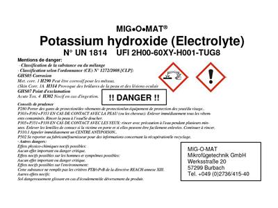 Botella De Electrolito Para Microflama, 1 Litro, Mig.o.mat - Imagen Estandar - 2