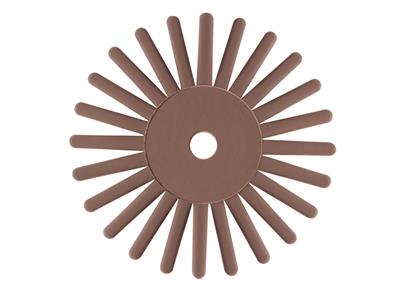 Disco Abrasivo Eveflex Twist Marrónno Montado, Grano Medio, Diámetro 17 Mm, Por Unidad, Eve - Imagen Estandar - 1