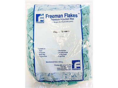 Cera Especial Para Inyección Freeman Flake Verde Agua, Bolsa De 454 G - Imagen Estandar - 1