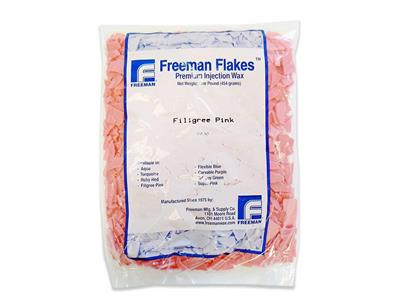 Cera Inyectada Filigrana Rosa, Freeman Flake, Bolsa De 454 G