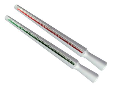 Palos Medidores Aluminio A Medida Con Medidas Fr Y Us, 255 MM - Imagen Estandar - 3