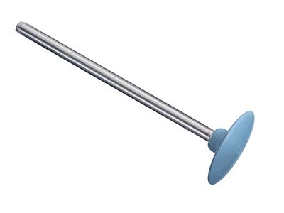 Muela De Silicona Con Montura De Lente, Azul, Grano Fino, 14,5 X 2,5 mm, N.º 1256, Eve - Imagen Estandar - 2