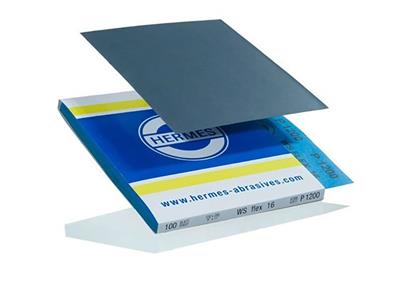 Papel De Lija Azul, Grano 400 Ws Flex 16, 230 X 280 mm, Hermes Abrasives - Imagen Estandar - 1