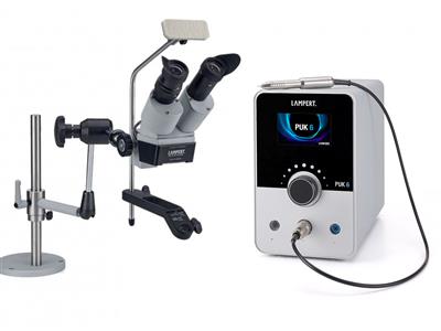 Kit Con Puk 6, Binocular Smg5 Sobre Brazo Articulado, Pedal Y Regulador De Presion, Lampert - Imagen Estandar - 2
