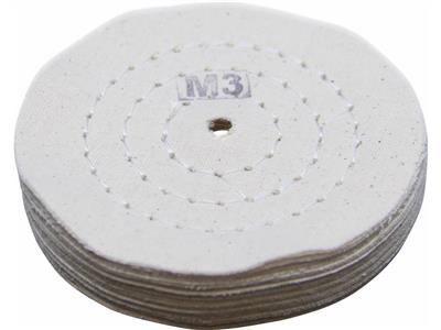 Disco De Algodón Cosido, Paño De Pulido M3, 100 X 15 Mm, Pulido Estándar, Merard - Imagen Estandar - 2