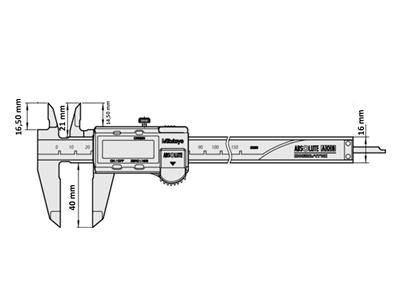 Calibre Digital, 15 Cm, Mitutoyo - Imagen Estandar - 3