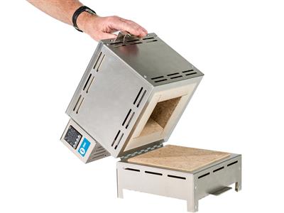 Mini Horno Para Ceramica, Vidrio, Pasta Metalica Y Esmalte, Para Aficionados, Blueline - Imagen Estandar - 2