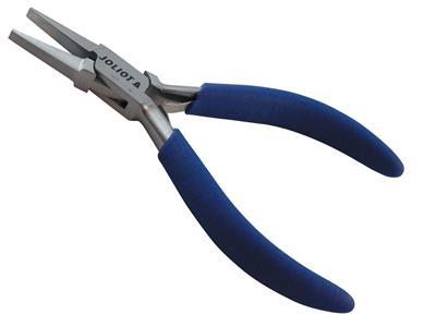 Alicates De Boca Plana De 4 mm, Azules, 130 mm, Joliot - Imagen Estandar - 3