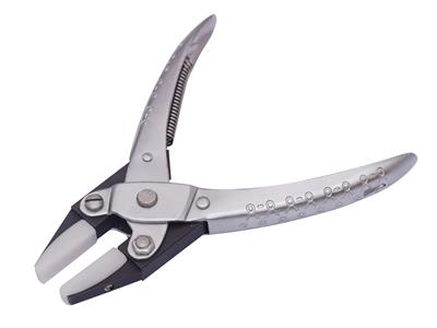 Alicates Planos Paralelos Lisos Conrevestimiento De Nailon, 140 MM