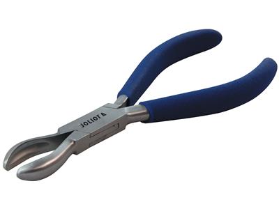 Alicates Para Sujetar Anillos, Azul, 150 Mm, Joliot - Imagen Estandar - 3