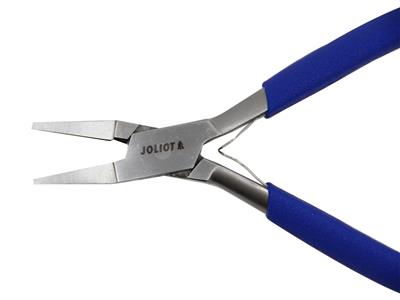 Alicates De Punta Semicircular Y Plana, Azules, 140 mm, Joliot - Imagen Estandar - 2