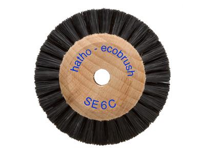 Cepillo Circular De Cerdas, Negro, 2 Filas, Diametro 51mm, Hatho - Imagen Estandar - 1