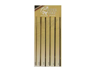 Juego De Hojas De Sierra Super Piken.° 6/0-4/0-3/0-2/0-1-3, 72 Piezas - Imagen Estandar - 2