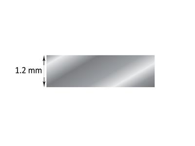 Placa De Oro Blanco De 18k Pd 12 Recocido, 1,20 MM - Imagen Estandar - 3