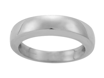 Banda De 4 mm De Ancho, Oro Gris 800 Ref. Bjp50 - Imagen Estandar - 2
