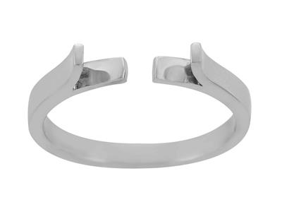 Cuerpo De Anillo Plano, Oro Gris 800 Ref. 01806 - Imagen Estandar - 2