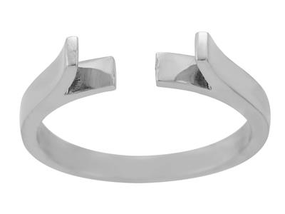 Cuerpo De Anillo Plano, Oro Gris 800 Ref. 01808 - Imagen Estandar - 2