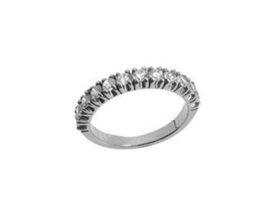 Anillo Engastado Con 4 Garras 1 Hilera, Orgris 18k Pd 13,5. Ref. 318 - Imagen Estandar - 2