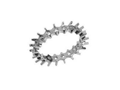 Alianza Con Incrustaciones Con Garras Alineadas, 1 Fila, Oro Blanco De18 K Peso 13,5. Ref. 390