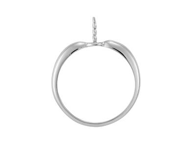 Anillo Para Perla De 7a 10mm, Oroblanco De 18k. Ref. Bg28