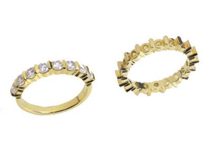 Alianza De Boda Barra Recta 1 Hilera, Oro Amarillo De 18k. Ref. 451/5009 - Imagen Estandar - 3