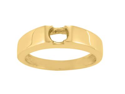 Solitario Para Piedra De 5 mm, Oro Amarillo De 18k. Ref. Sf40-50 - Imagen Estandar - 2