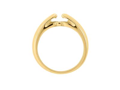 Solitario Para Piedra Redonda De 5mm, Oro Amarillo De 18k. Ref. Bg251