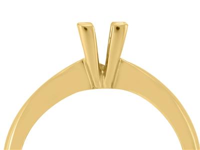 Solitario 4 Garras Para Piedra De 4,5 mm, Oro Amarillo De 18k. Ref. Sv30/35 - Imagen Estandar - 3