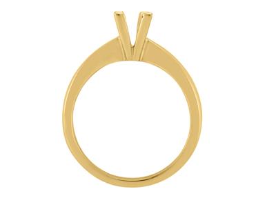 Solitario 4 Garras Para Piedra De 5 mm, Oro Amarillo De 18k. Ref. Sv40/50 - Imagen Estandar - 1