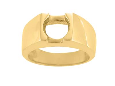 Solitario Para Piedra De 8 mm, Oro Amarillo De 18k. Ref. Sf180-250 - Imagen Estandar - 2