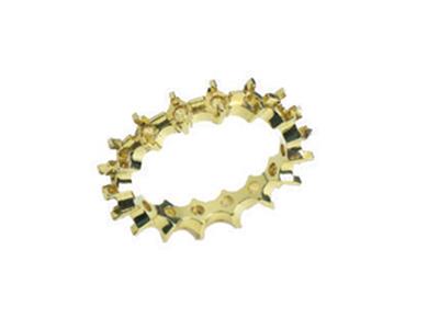 Alianza Con 4 Garras, 1 Fila, Oro Amarillo 18k. Ref. 365