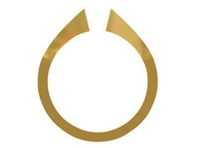 Cuerpo De Anillo Abierto, Oro Amarillo De 18k, Tamaño De Anillo 5253.ref. S221