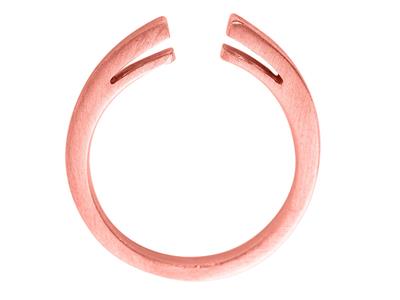 Anillo Cuerpo Con Palmetas, Oro Rosa 18k 4n, Dedo 50 Ref. S66