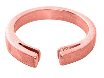 Cuerpo De Anillo Con Tiras De Palmeta, Oro Rosa 4n De 18k, Tamaño 50 Ref. S66 - Imagen Estandar - 2