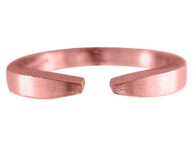 Anillo Cuerpo Plano Abierto, Oro Rojo 5n De 18k, Tamaño 50 Ref. S61 - Imagen Estandar - 2