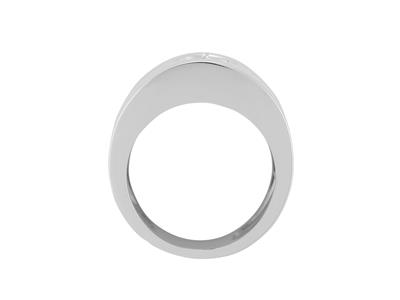 Anillo Para Perlas De 8a 9mm, Plata 925 Rodiada. Ref. Bg224