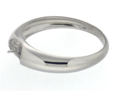 Anillo Para Perlas De 7 A 9 Mm, Plata 925 Rodiada. Ref. Bg138, Dedo 54 - Imagen Estandar - 3