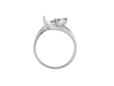 Anillo Para Perlas De 9a 10mm, Plata 925 Rodiada. Ref. Bg117