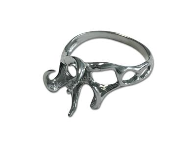 Anillo Para Perlas De 9a 10mm, Plata 925 Rodiada. Ref. Bg041