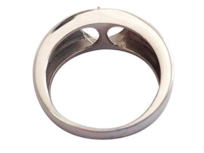 Anillo Para Perlas De 8 A 9 Mm, Plata 925 Rodiada. Ref. Bg114, Tamaño 52 - Imagen Estandar - 2